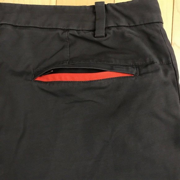 Lululemon Men Chino Pants Sz 36/ 34 Dark Grey Stretch Chino 5 Pockets - Picture 5 of 8
